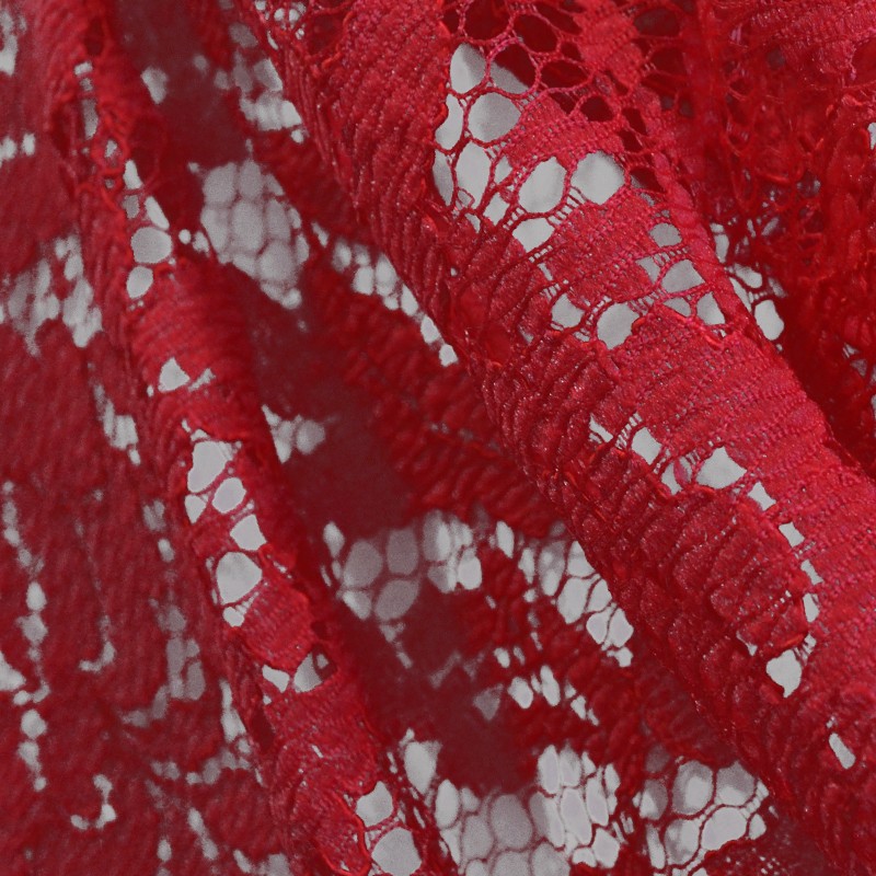 Renda Lace Flor Rebrodé Vermelha - Ribes y Casals