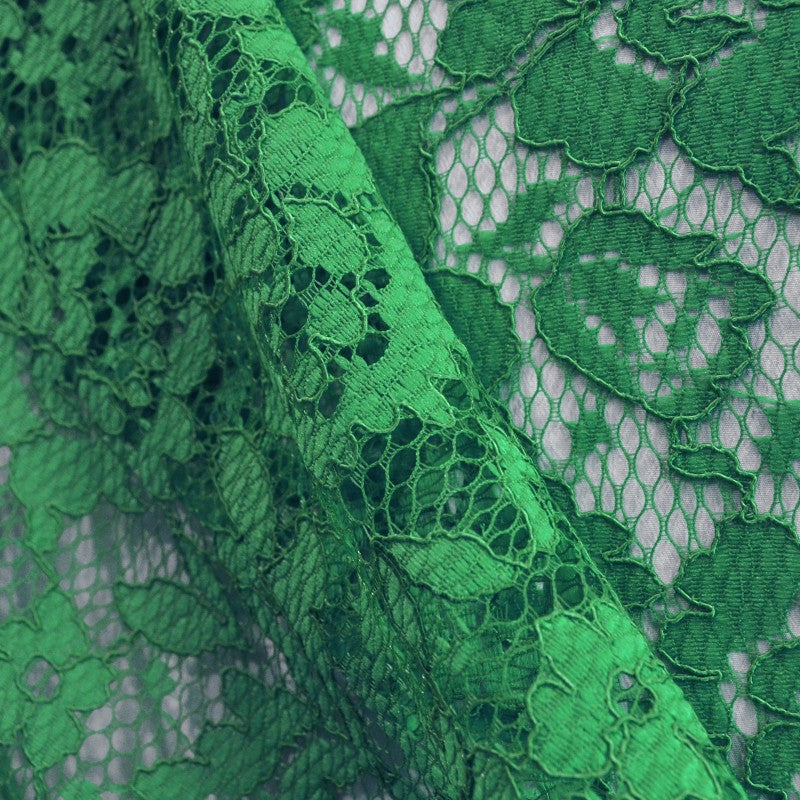 Renda Lace Flor Rebrodé Verde - Ribes y Casals