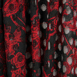 Renda Troquel Borgonha Estampado - Ribes y Casals