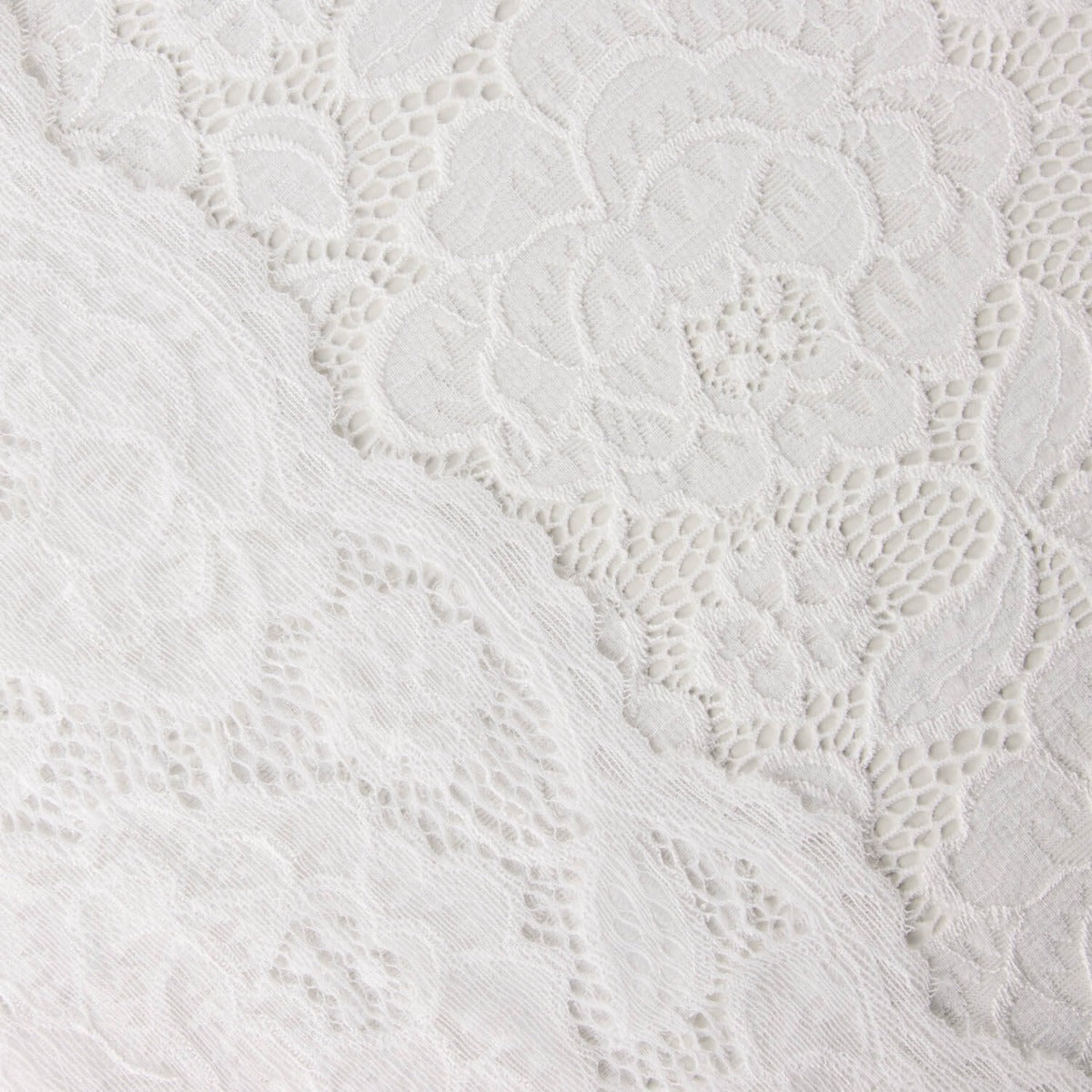 Renda Flores Spandex Cru - Ribes y Casals