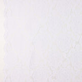 Renda com elástano Flores Branca - Ribes y Casals