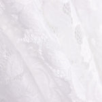 Renda com elástano Flores Branca - Ribes y Casals