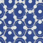 Bordado Bolas Fundo Azul - Ribes y Casals