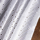 Bordado Suíço Chevron Branco - Ribes y Casals