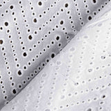 Bordado Suíço Chevron Branco - Ribes y Casals