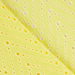 Bordado Suíço Chevron Amarelo - Ribes y Casals