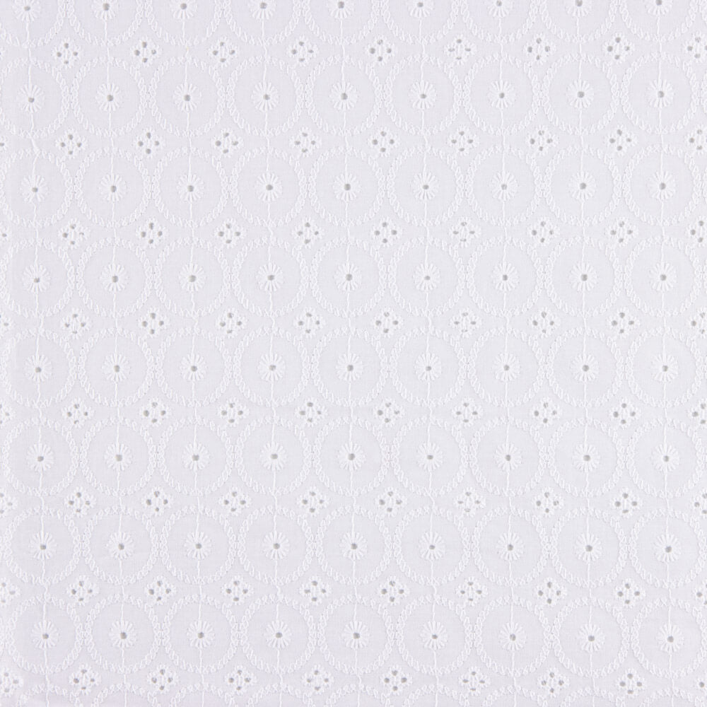 Bordado Suíço Macarena Branco - Ribes y Casals