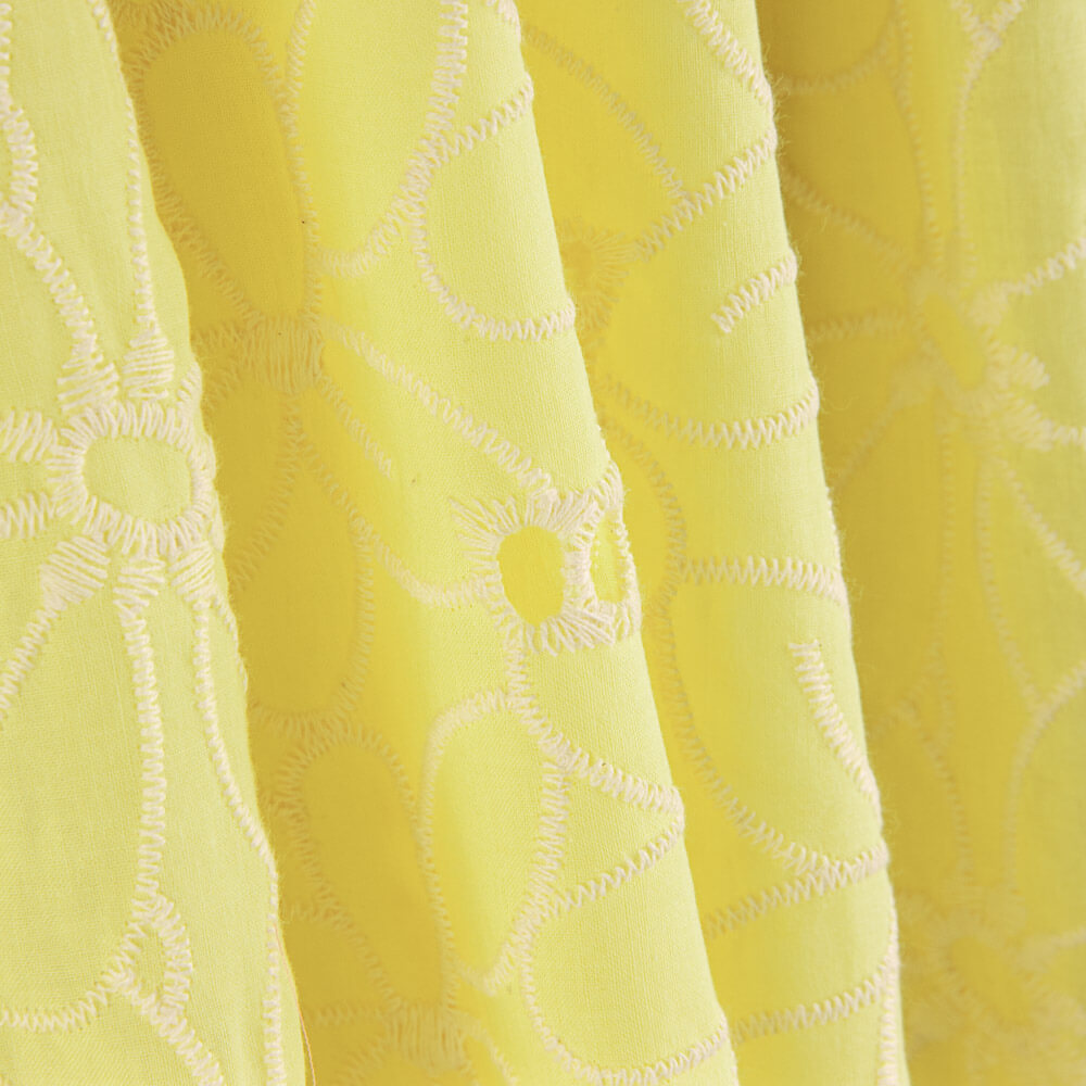 Bordado Suíço Margarida Amarela - Ribes y Casals