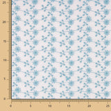 Bordado Suíço Mini Flor Azul - Ribes y Casals