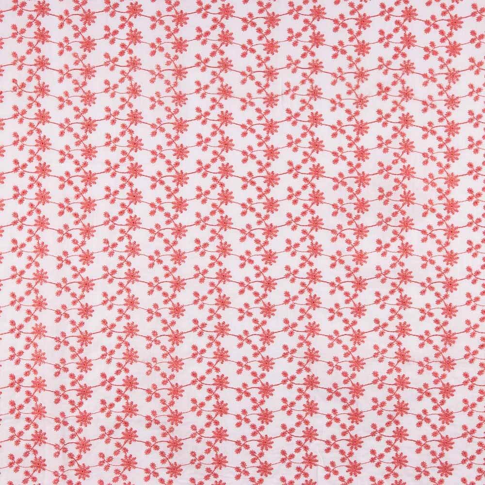 Bordado Suíço Mini Flor Coral - Ribes y Casals