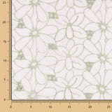 Bordado Suíço Margarida Margem Verde - Ribes y Casals