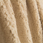 Tecido Carneirinho Sintético Elástico Bege - Ribes y Casals