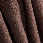 Tecido Carneirinho Sintético Elástico Chocolate - Ribes y Casals
