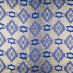 Brocado Fantasía Armadura Azul - Ribes y Casals