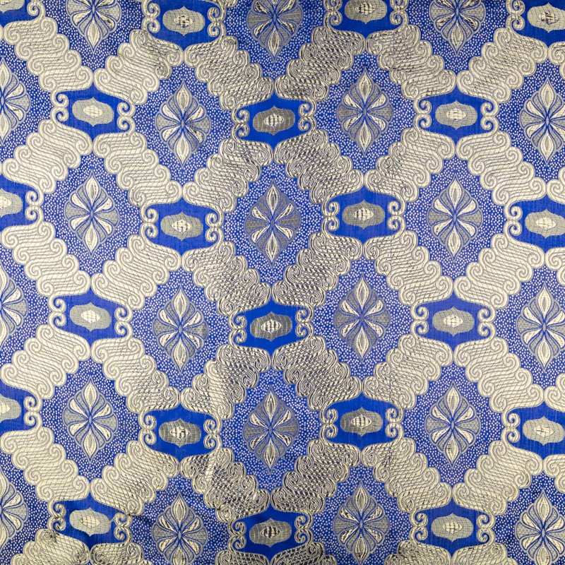 Brocado Fantasía Armadura Azul - Ribes y Casals