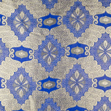 Brocado Fantasía Armadura Azul - Ribes y Casals