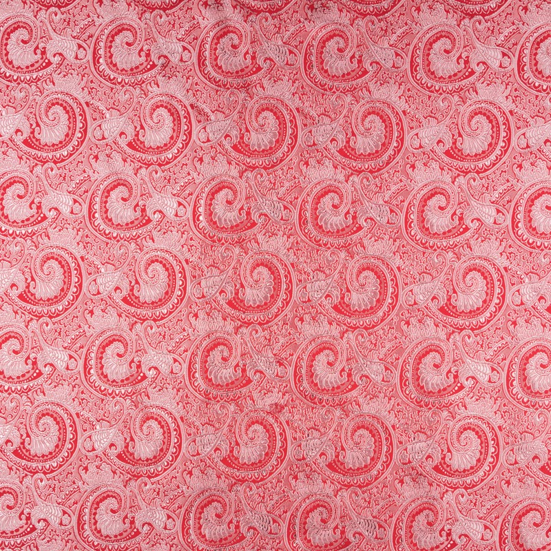 Brocado Fantasía Cachemir Vermelho - Ribes y Casals
