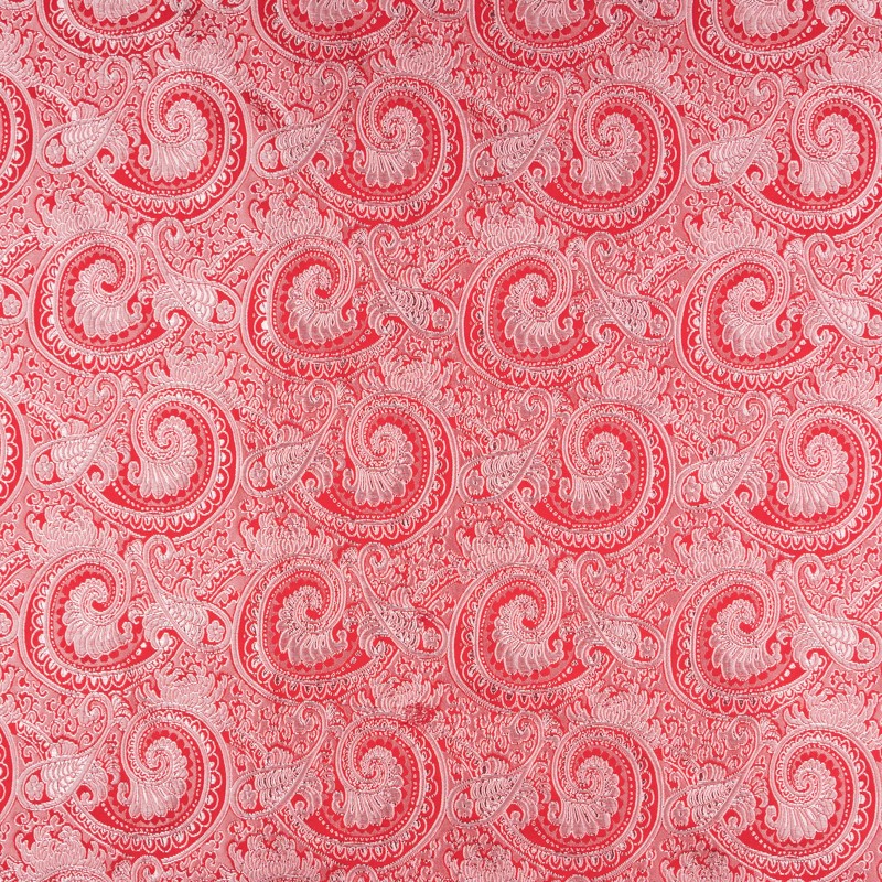 Brocado Fantasía Cachemir Vermelho - Ribes y Casals