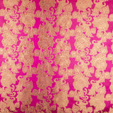 Brocado Fantasía Flor Fucsia - Ribes y Casals