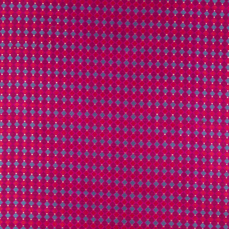 Brocado Fantasía Rombos Fucsia - Ribes y Casals