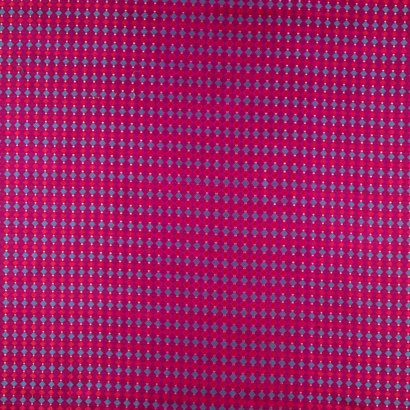 Brocado Fantasía Rombos Fucsia - Ribes y Casals