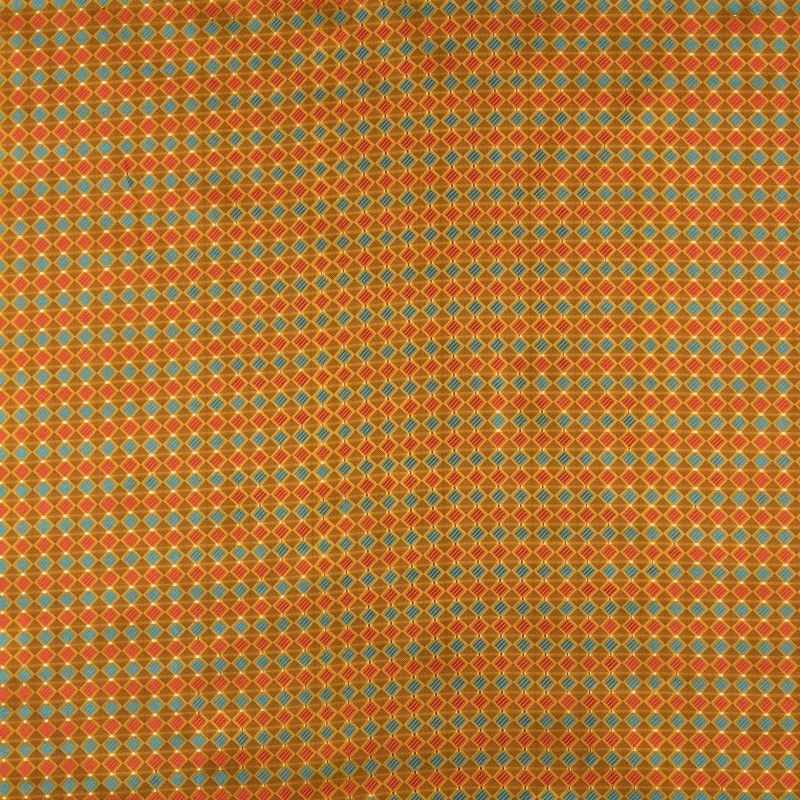 Brocado Fantasía Rombos Ouro - Ribes y Casals