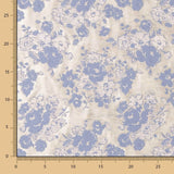 Brocado Flores Cretone Azul Jeans - Ribes y Casals