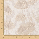 Brocado Flor Papoula Ouro - Ribes y Casals