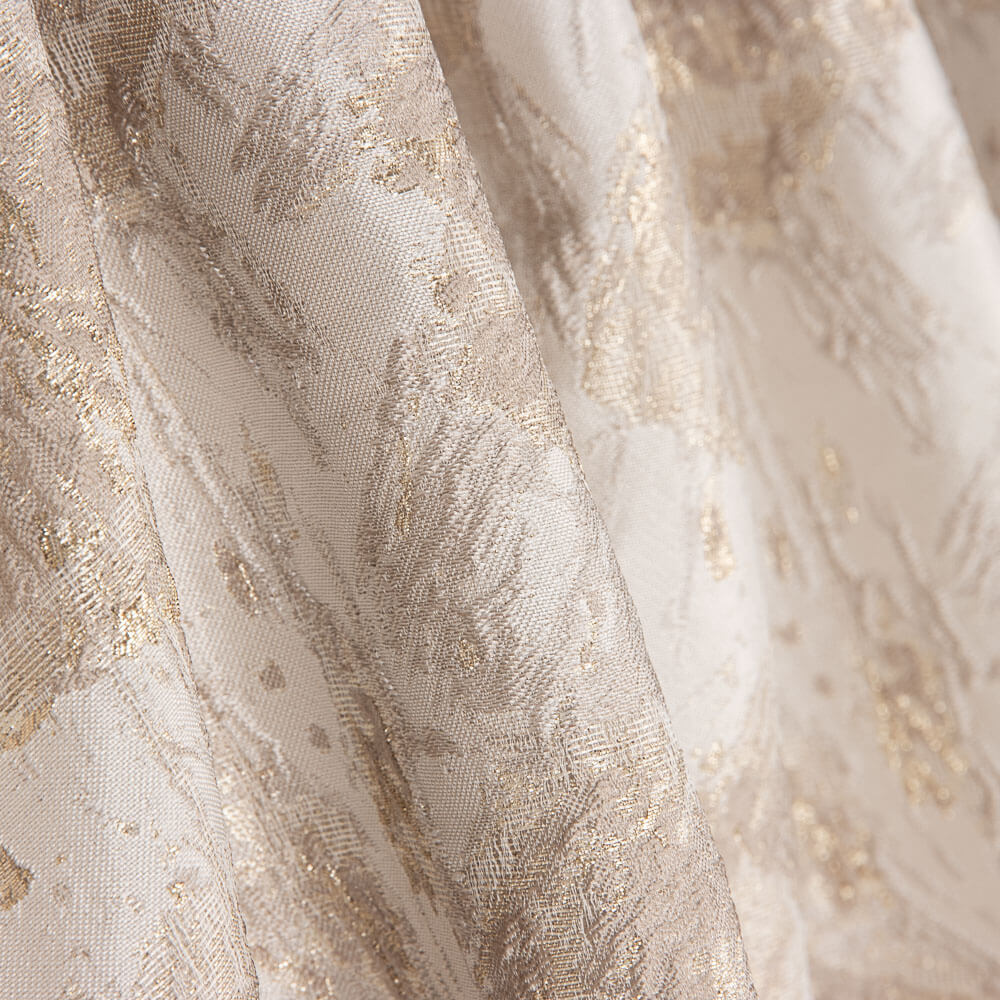 Brocado Flor Papoula Ouro - Ribes y Casals