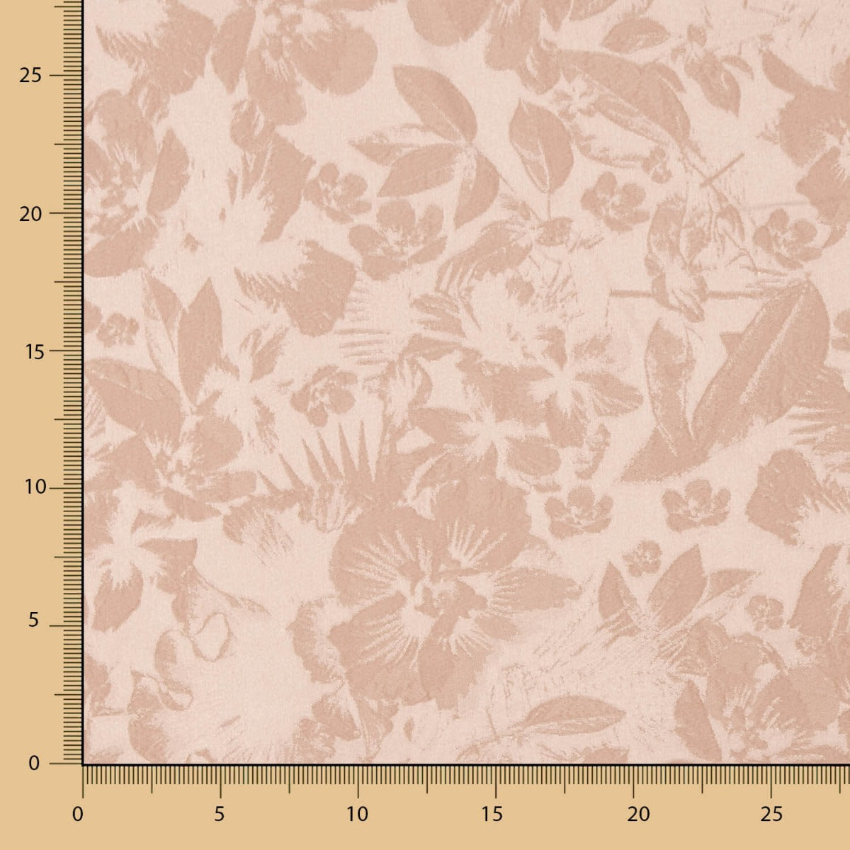 Brocado  Flor Bege - Ribes y Casals