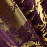 Brocado Confrade Roxo Metal Dourado - Ribes y Casals