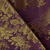 Brocado Confrade Roxo Metal Dourado - Ribes y Casals