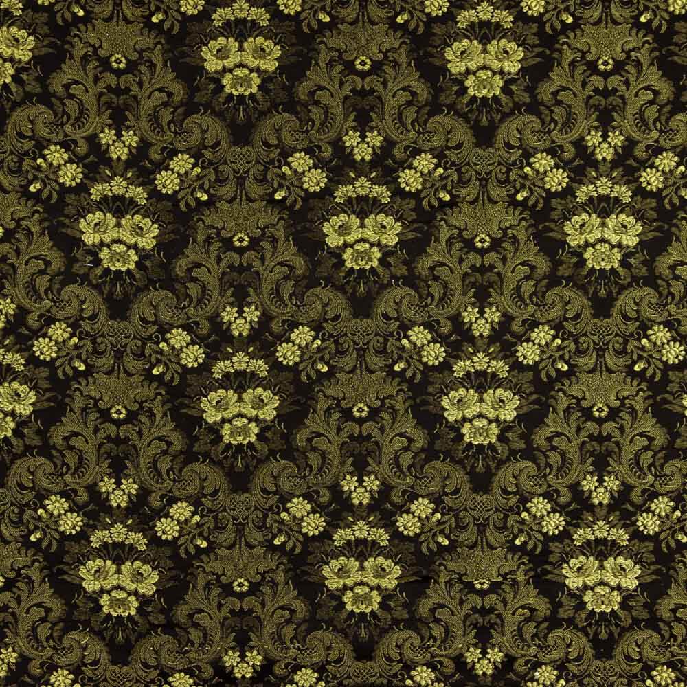 Brocado Confrade Preto - Ribes y Casals