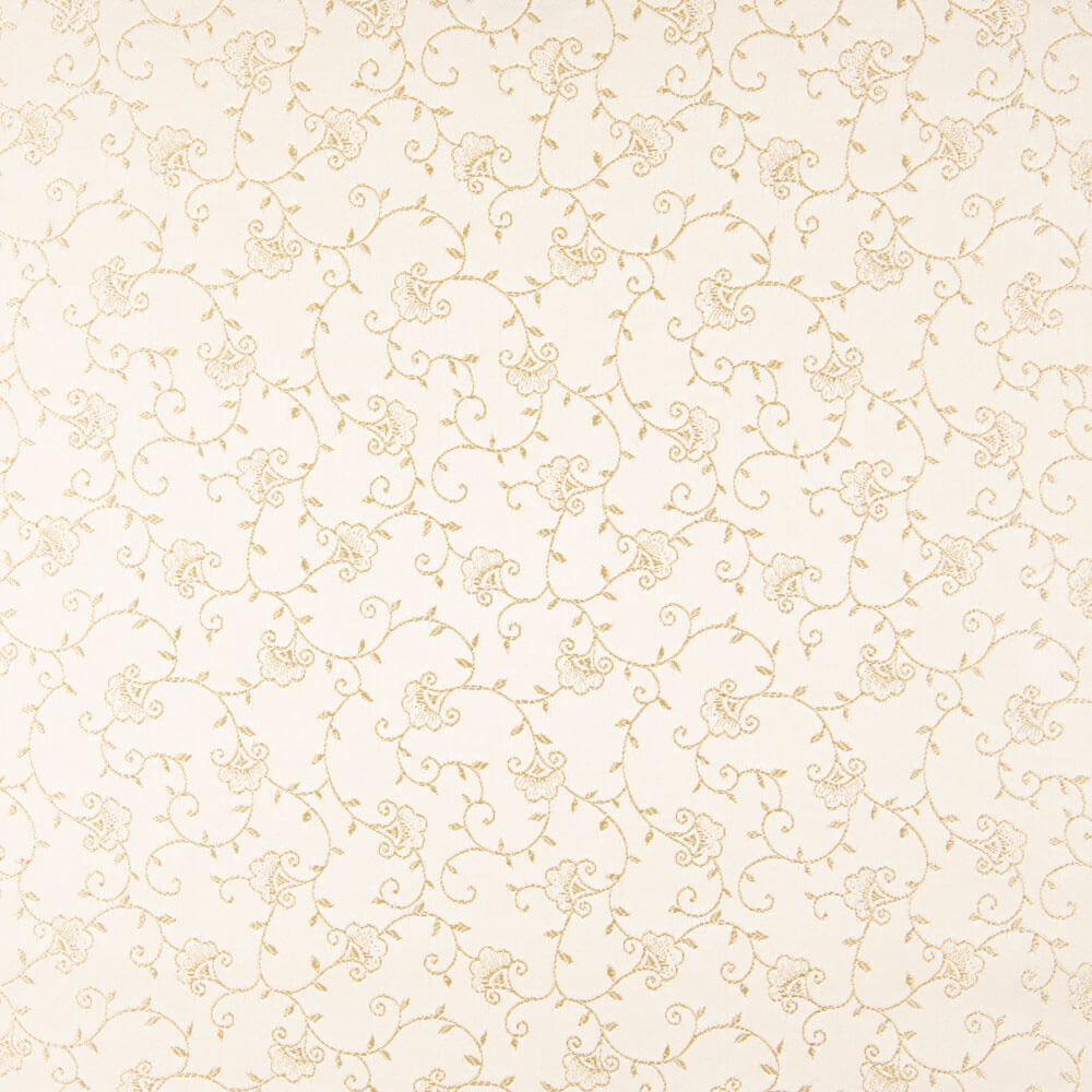 Brocado Flor Trepadeira Ouro - Ribes y Casals