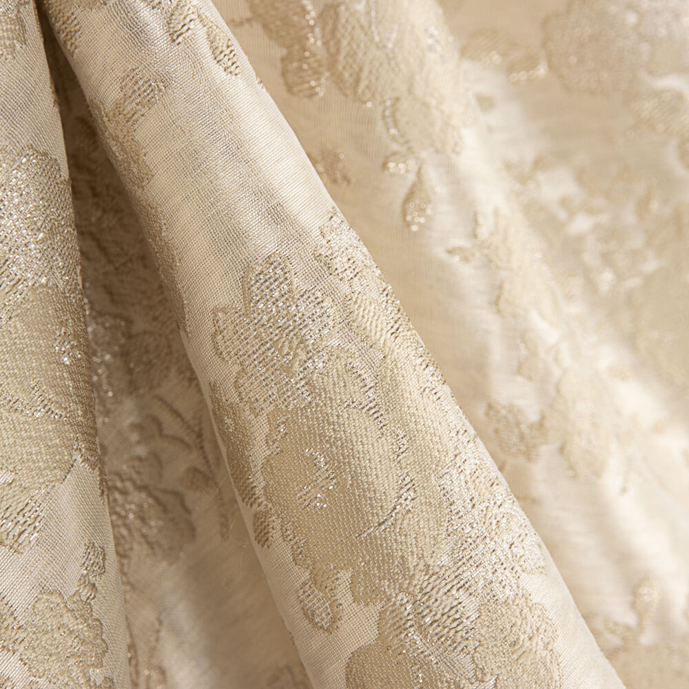 Brocado Flor Cretone Ouro - Ribes y Casals