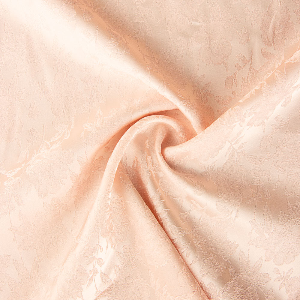 Brocado Floral Salmão - Ribes y Casals