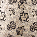 Brocado Lamé Flor Preta - Ribes y Casals