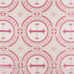 Brocado Lurex Cruz Fúcsia - Ribes y Casals
