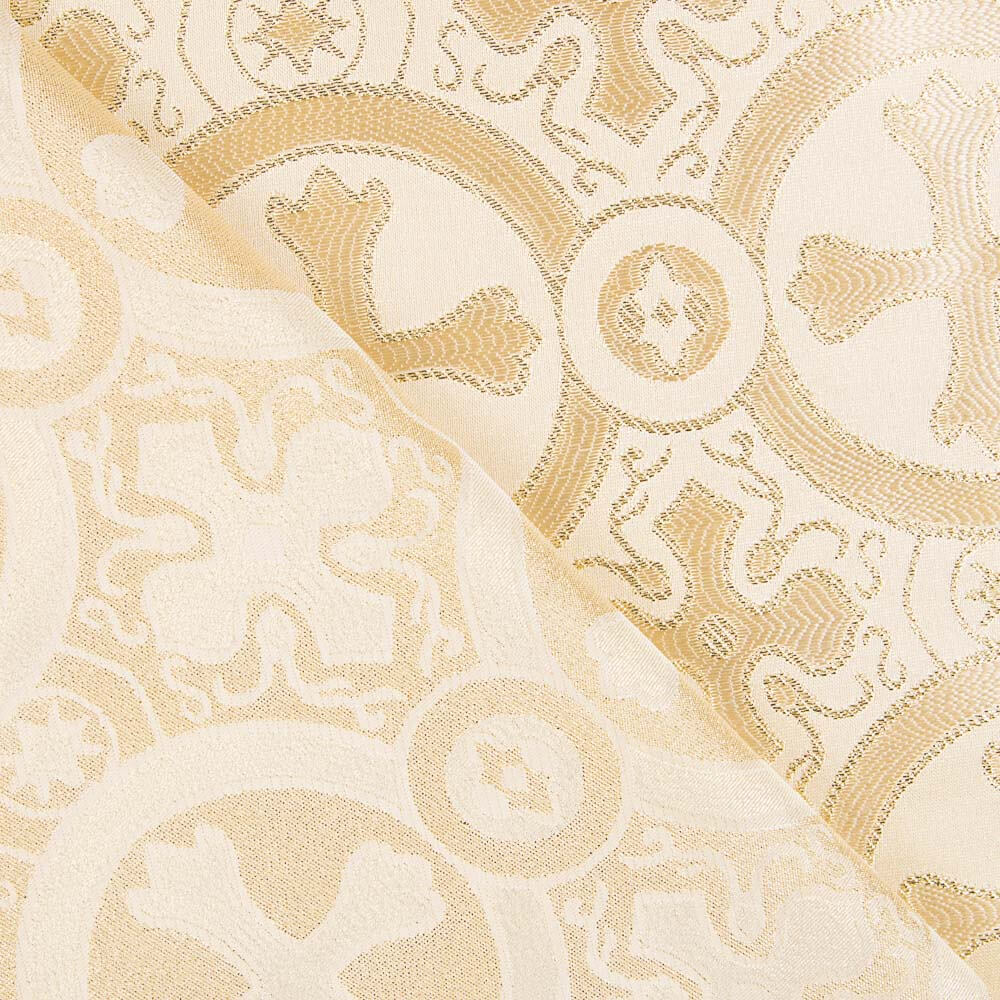 Brocado Lurex Cruz Dourado - Ribes y Casals