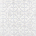 Brocado Lurex Cruz Prateado - Ribes y Casals