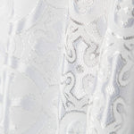 Brocado Lurex Cruz Prateado - Ribes y Casals