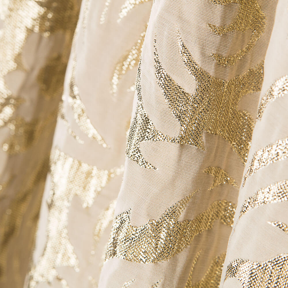 Brocado Lurex Verde Água - Ribes y Casals