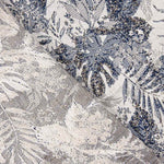 Brocado Folha Tropical Azul - Ribes y Casals