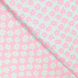 Retal Brocado Mini Flor Fucsia 100x145 cm - Ribes y Casals