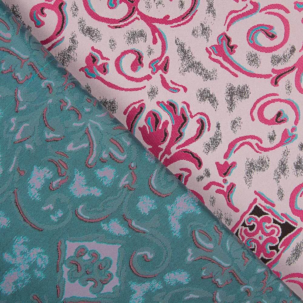 Brocado Mosaico Fúcsia - Ribes y Casals