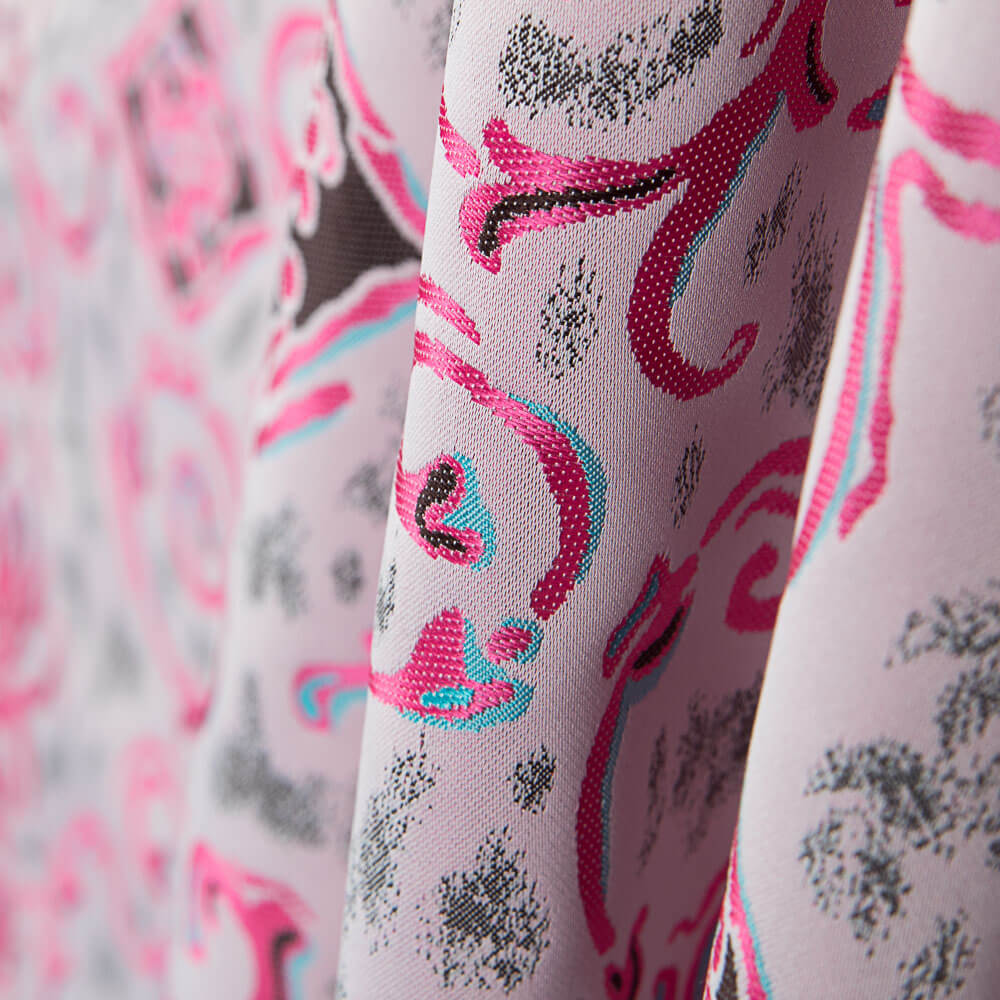 Brocado Mosaico Fúcsia - Ribes y Casals