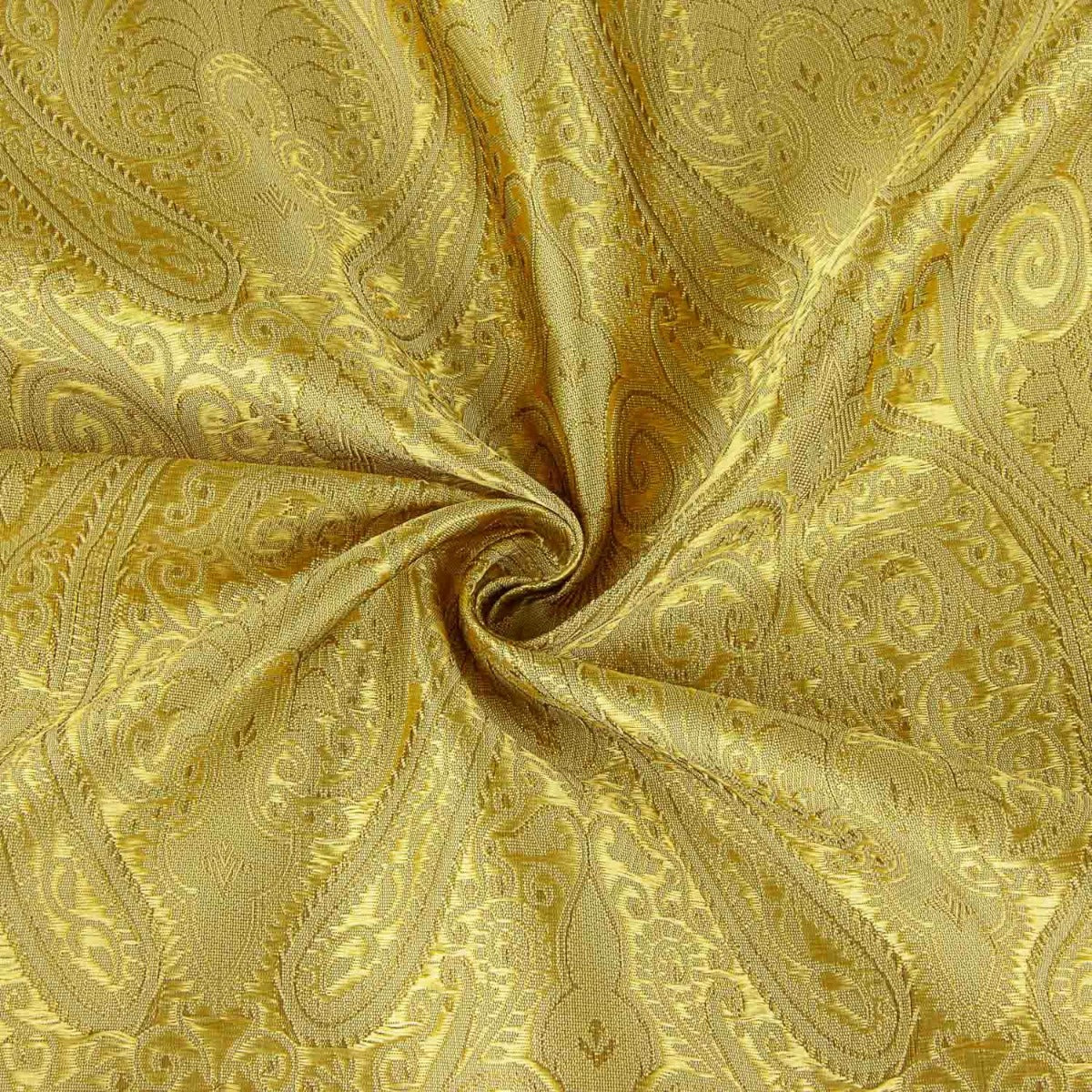 Jacquard Paisley Dourado - Ribes y Casals
