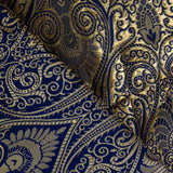 Jacquard Paisley Azul Marinho - Ribes y Casals