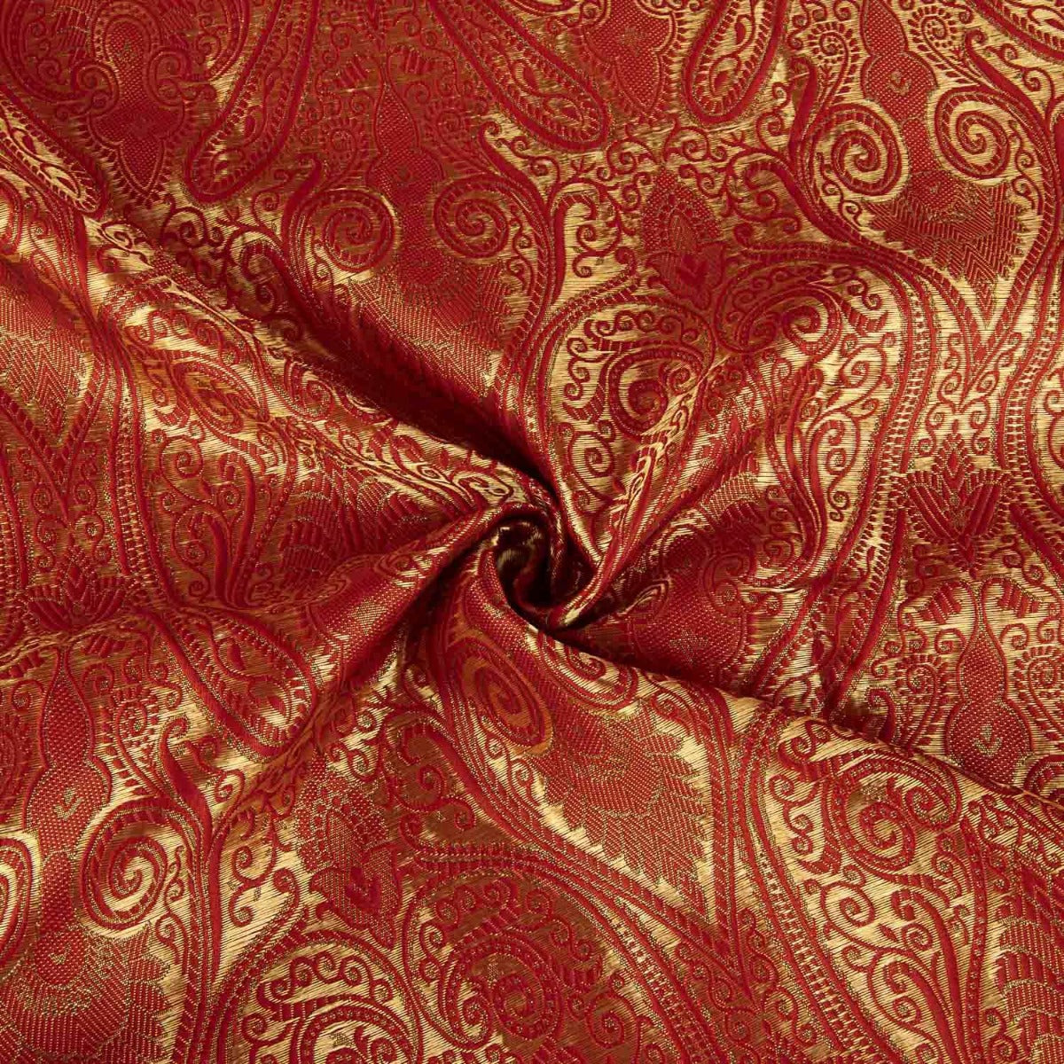 Jacquard Paisley Vermelho - Ribes y Casals