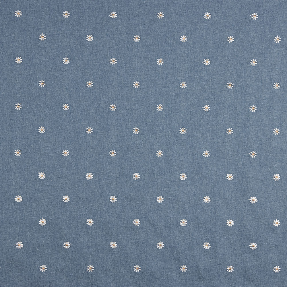 Camisa Denim Claro Margarida Bordada - Ribes y Casals